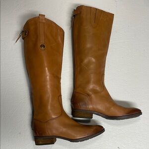 Brown Leather Riding Boots